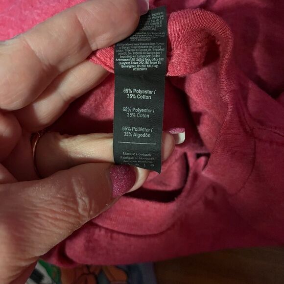 Anvil Red Daddy Shark T-Shirt Large Like New - Picture 8 of 9